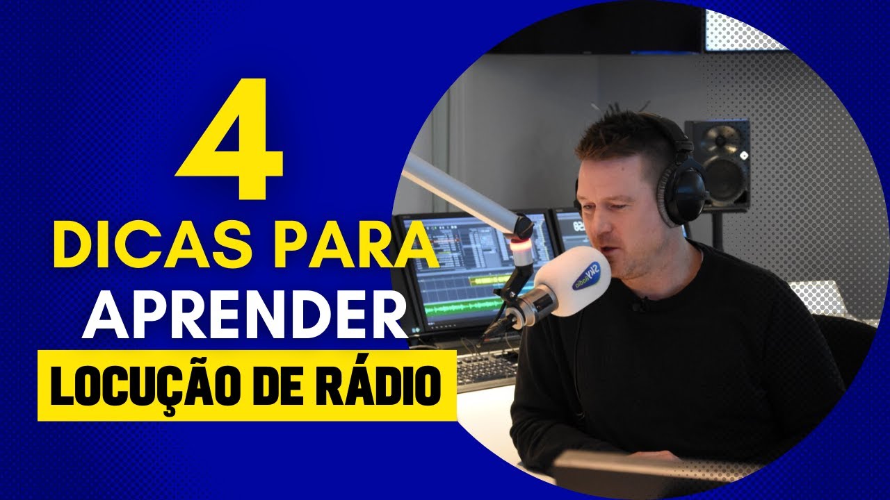 Como se faz pra aprender locução de rádio - como ser locutor de rádio?