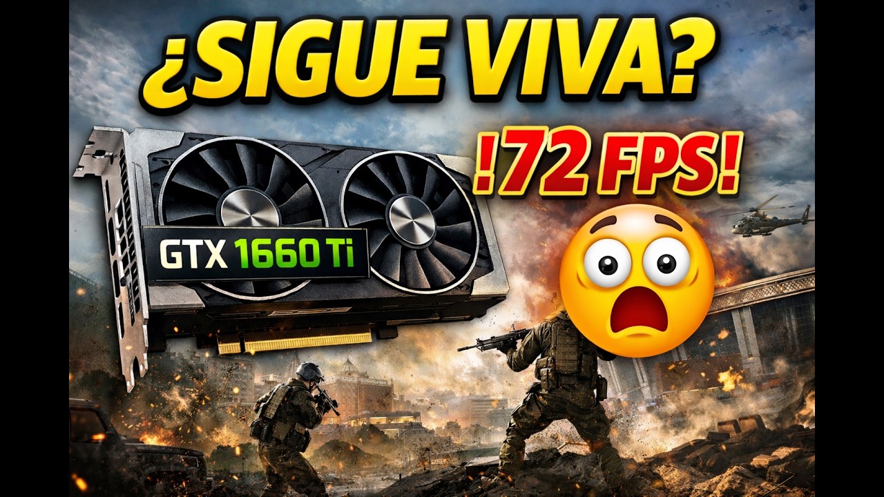 “Probando la GTX 1660 Ti en Warzone 2026… ¿Ya Murió?”