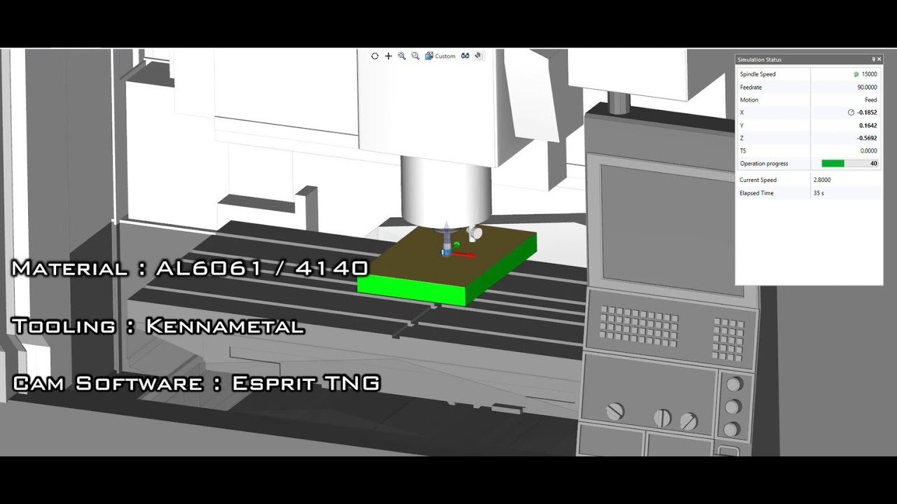 OKUMA GENOS M560-V GENERIC MACHINE DEMO