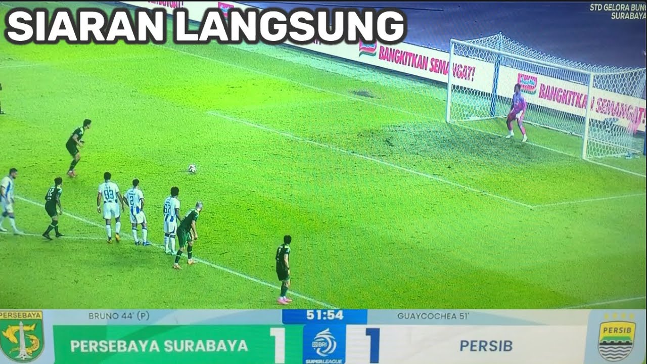 SIARAN LANGSUNG . PERSEBAYA SURABAYA VS PERSIB BANDUNG . BRI SUPER LEAGUE 2025/2026