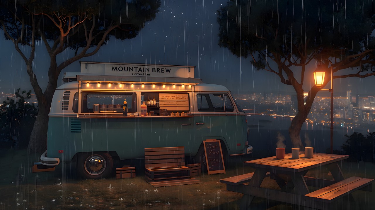 90's Rainy Night Lofi 🌧️ Chill Beats for Sleep, Study & Late Night Relaxing