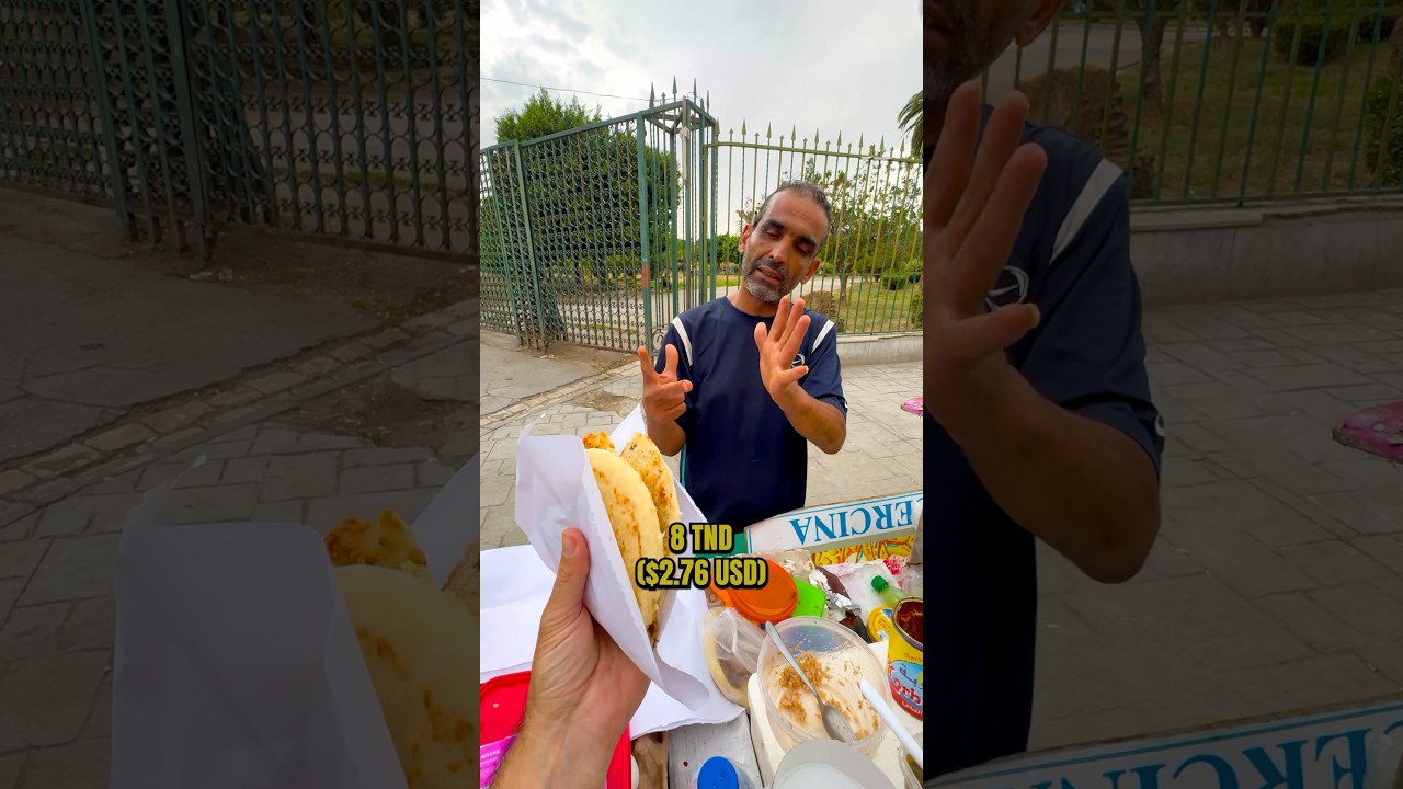 Уличная еда в Тунисе дорогая 🇹🇳