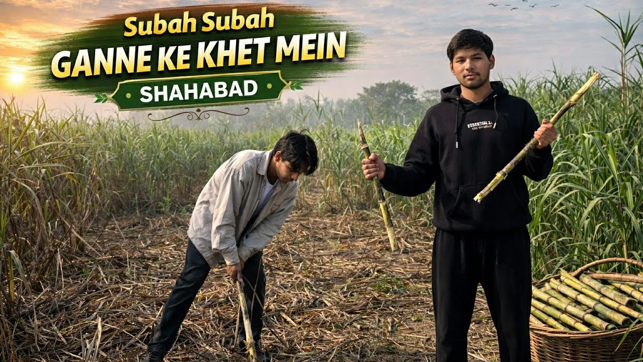 Shahabad Morning Vlog🌄 | Ganne ki kheti ka Nazara🤩 |Onpovlog
