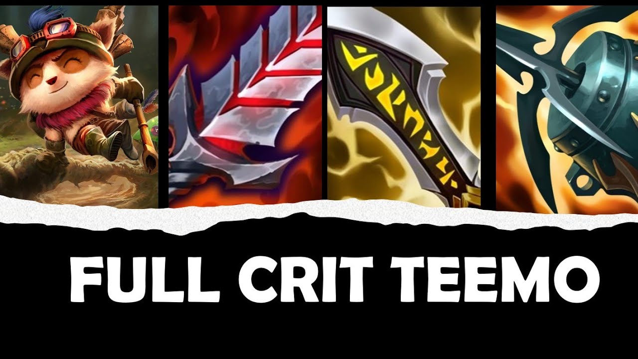 CRIT TEEMO IS OP #leagueoflegends #teemo