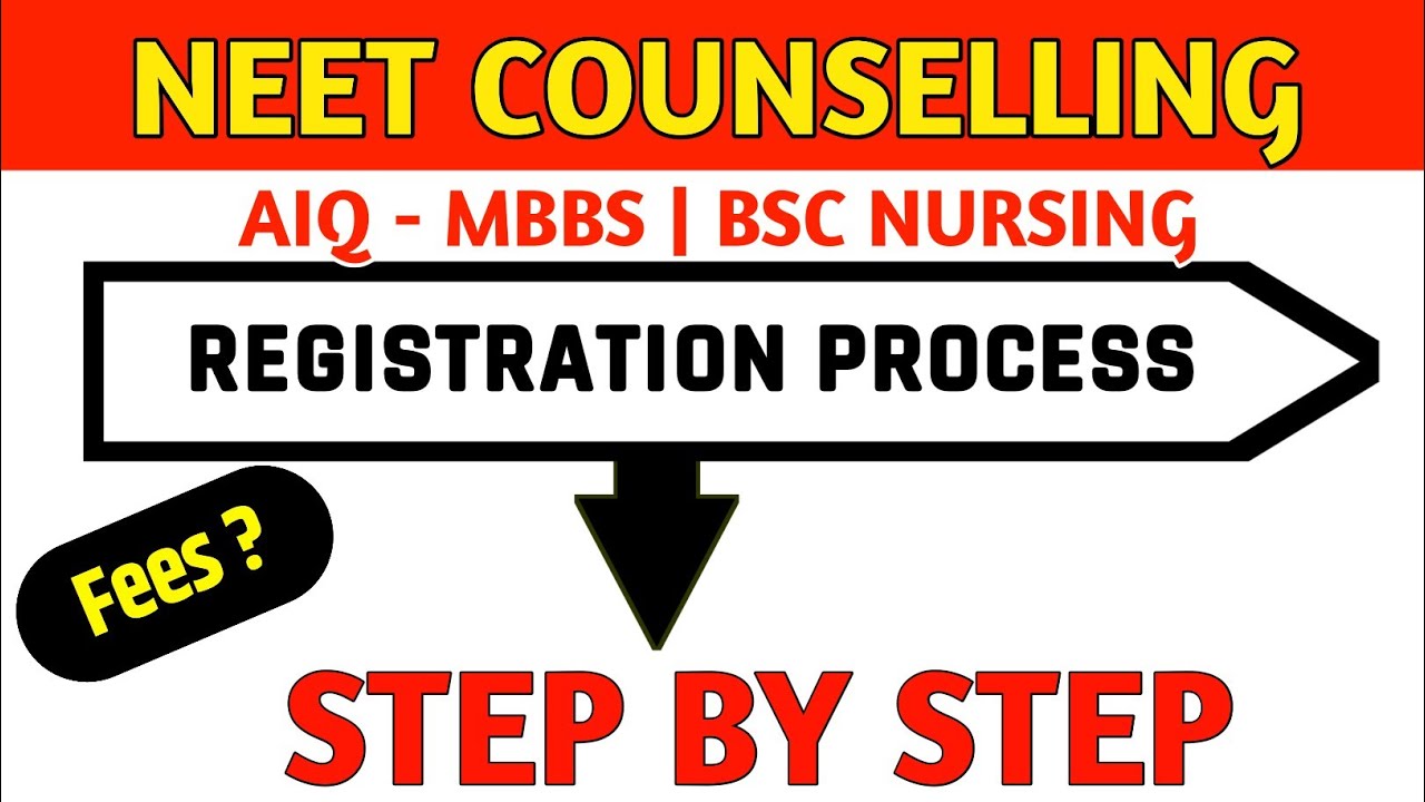 NEET Counselling - Step by Step | Neet 2021 Counselling | Neet Counselling registration |Bsc Nursing