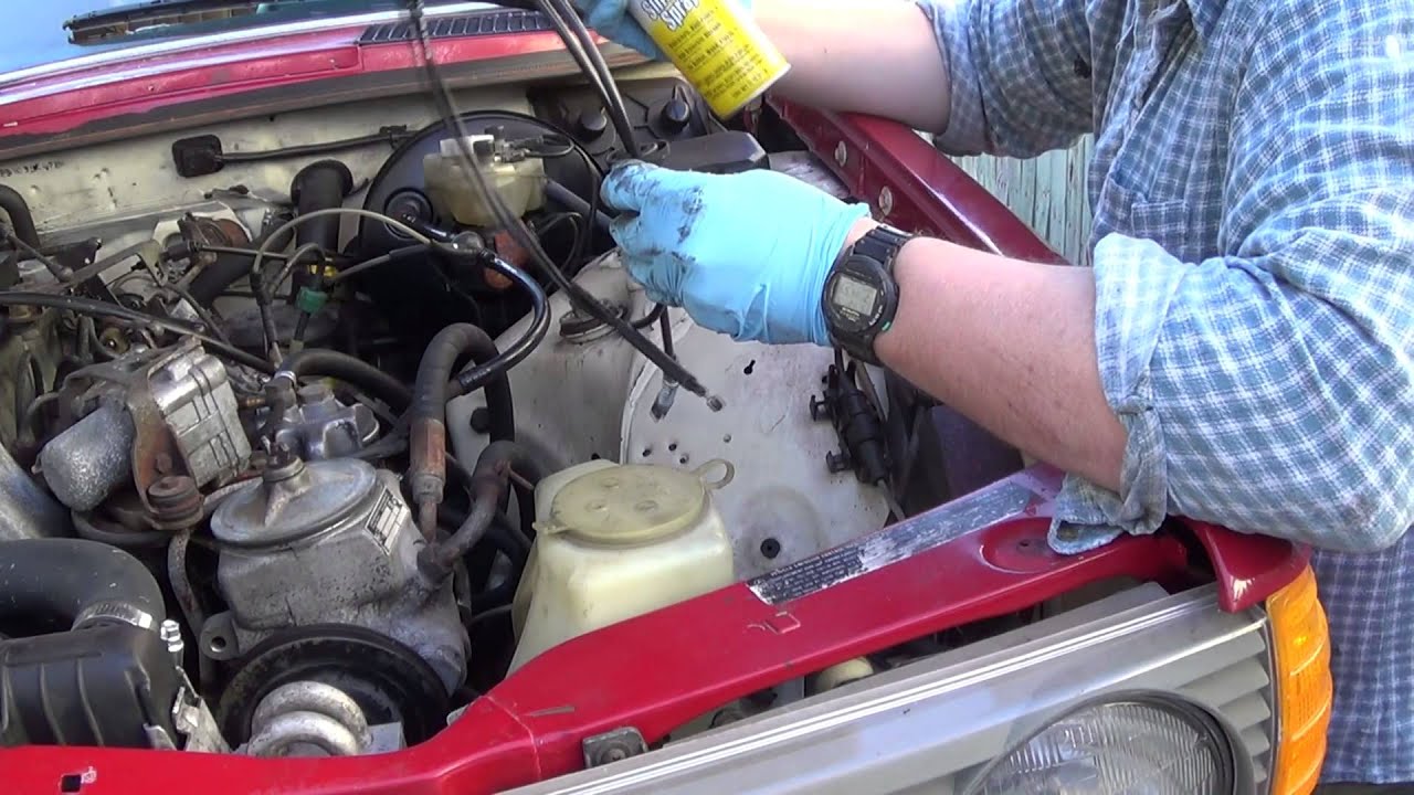 Mercedes W123 DIY - hood release handle and cable replacement