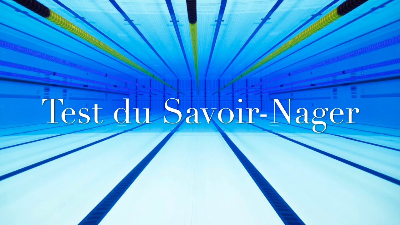 Test du Savoir-Nager (EPS)