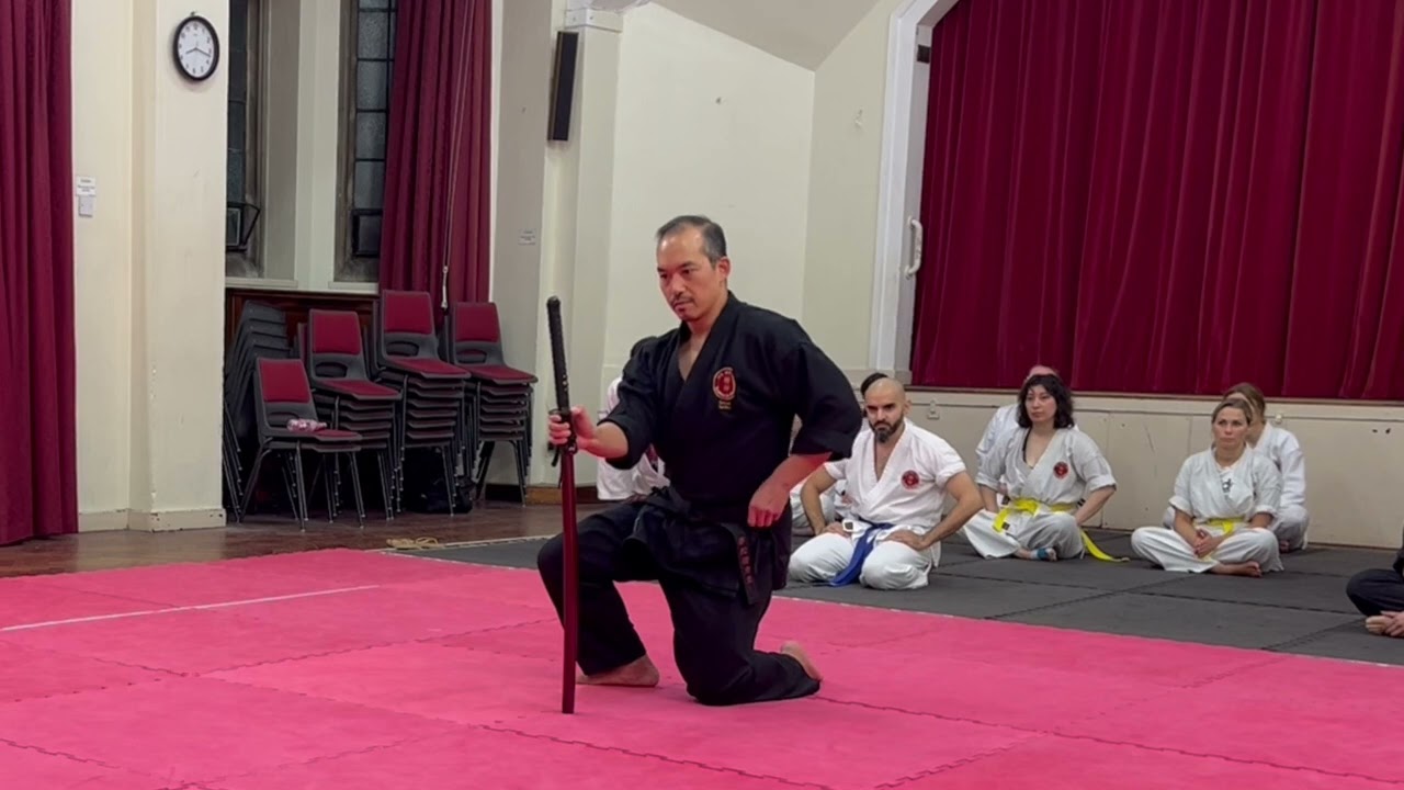 Second Dan Katana Kata - Presentation & 8 Cuts - Japanese Ju-Jitsu Syllabus