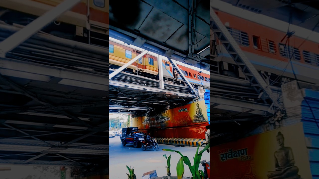 #varanasi🌹 #trending #banaras💫🚂 #varanasismartcity💯❤️ 💯railway over bridge Varanasi
