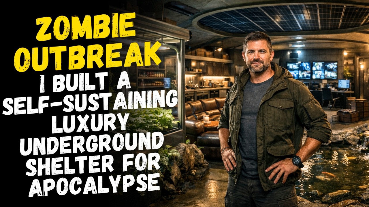 ZOMBIE EPIDEMIC: I Built a Self-Sustaining Luxury Underground Shelter Designed for Apocalypse