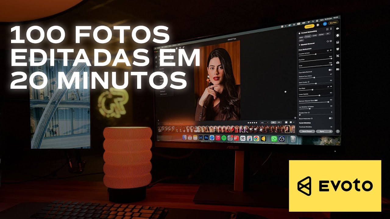 COMO EDITAR RÁPIDO COM TRATAMENTO DE PELE - EVOTO