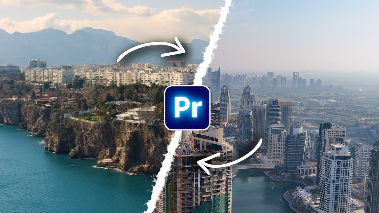 SPLIT SCREEN Burning LINE ANIMATION In Premiere Pro
