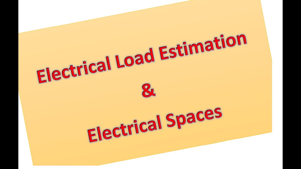 محاضرة (17) | دورة التوزيع 2022 | Distribution2022 | Load Estimation& Electrical Spaces |