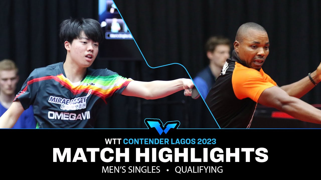 Jang Seongil vs Akinwale Fagbamila  | MS QUAL | WTT Contender Lagos 2023