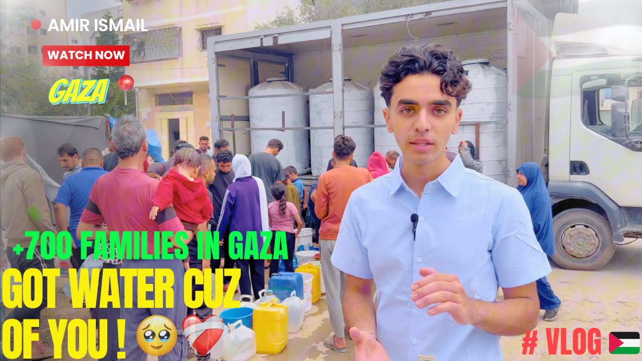 Click this video to be the reason +700 families in Gaza received water🥹🇵🇸
