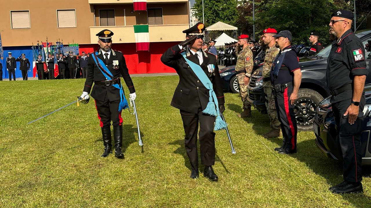 A Varese la cerimonia per i 250 anni dell’Arma dei Carabinieri