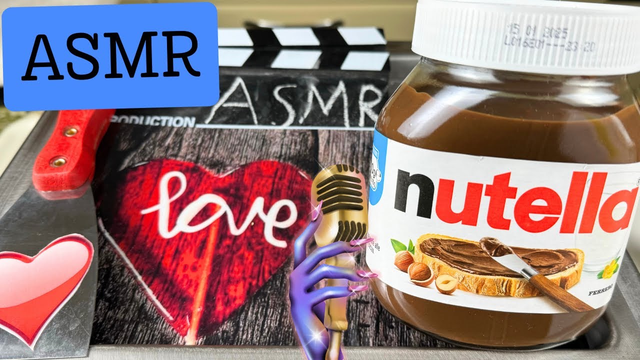 ASMR Nutella a -30°C  trasformata in gelato. Una sensazione rilassante ti avvolgerà con questo video