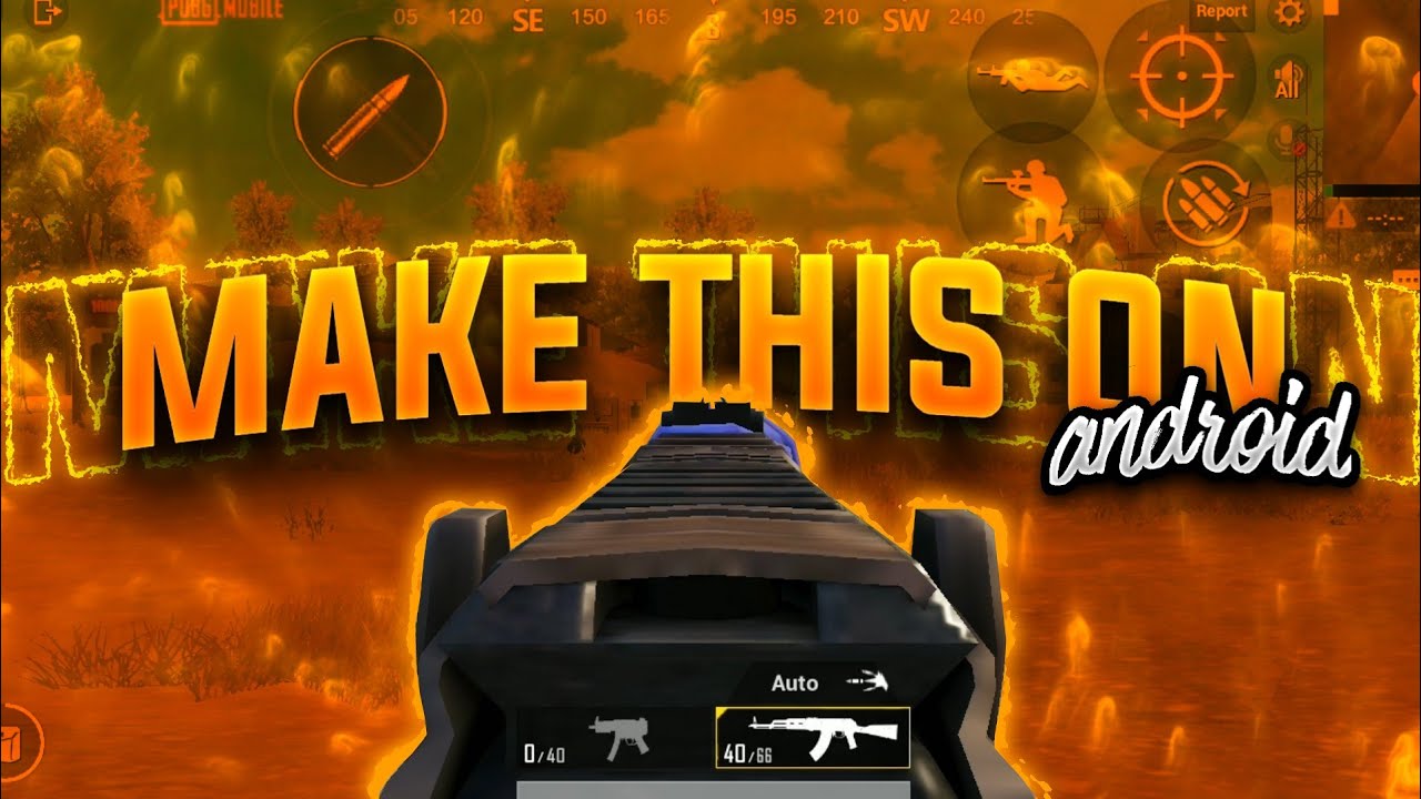 Make This Amazing Pubg Mobile Montage Thumbnail On Android