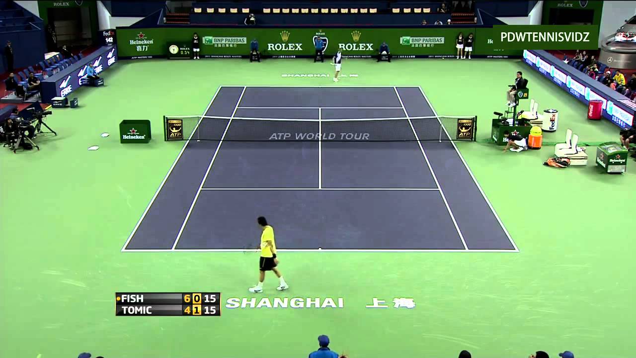 Tomic vs Fish Shanghai 2011 Highlights
