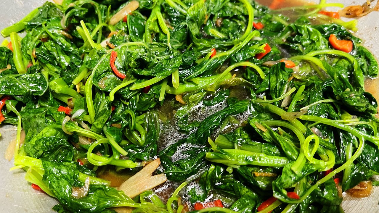 Sayur Bayam Goreng Mudah & Sedap!