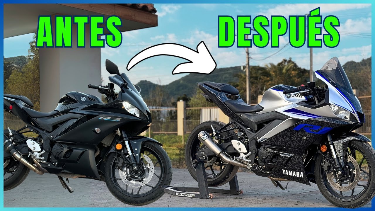 +1900 USD!! EN MODIFICACIONES A MI YAMAHA R3 |  Escape Akrapovic, Quick Shifter y Más | GregBiker