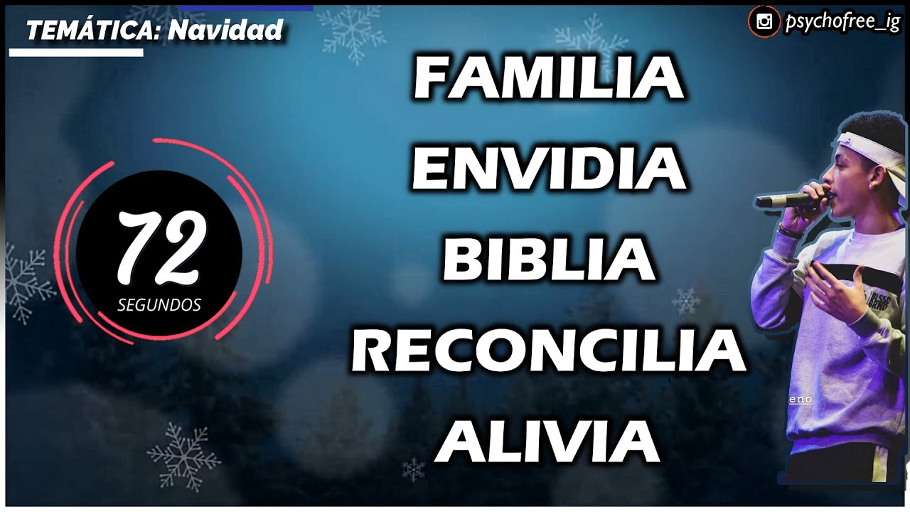 🎤🎄 EJERCICIOS para IMPROVISAR RAP 🎄🎧 | Entrenar FREESTYLE | Base de Rap + Palabras |🔥Psycho Free #82