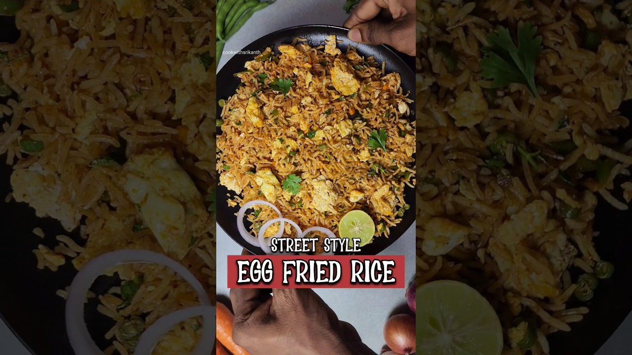 EGG FRIED RICE..#eggfriedricerecipe #friedrice #friedricerecipe #cookwithsrikanth #foodie #recipe