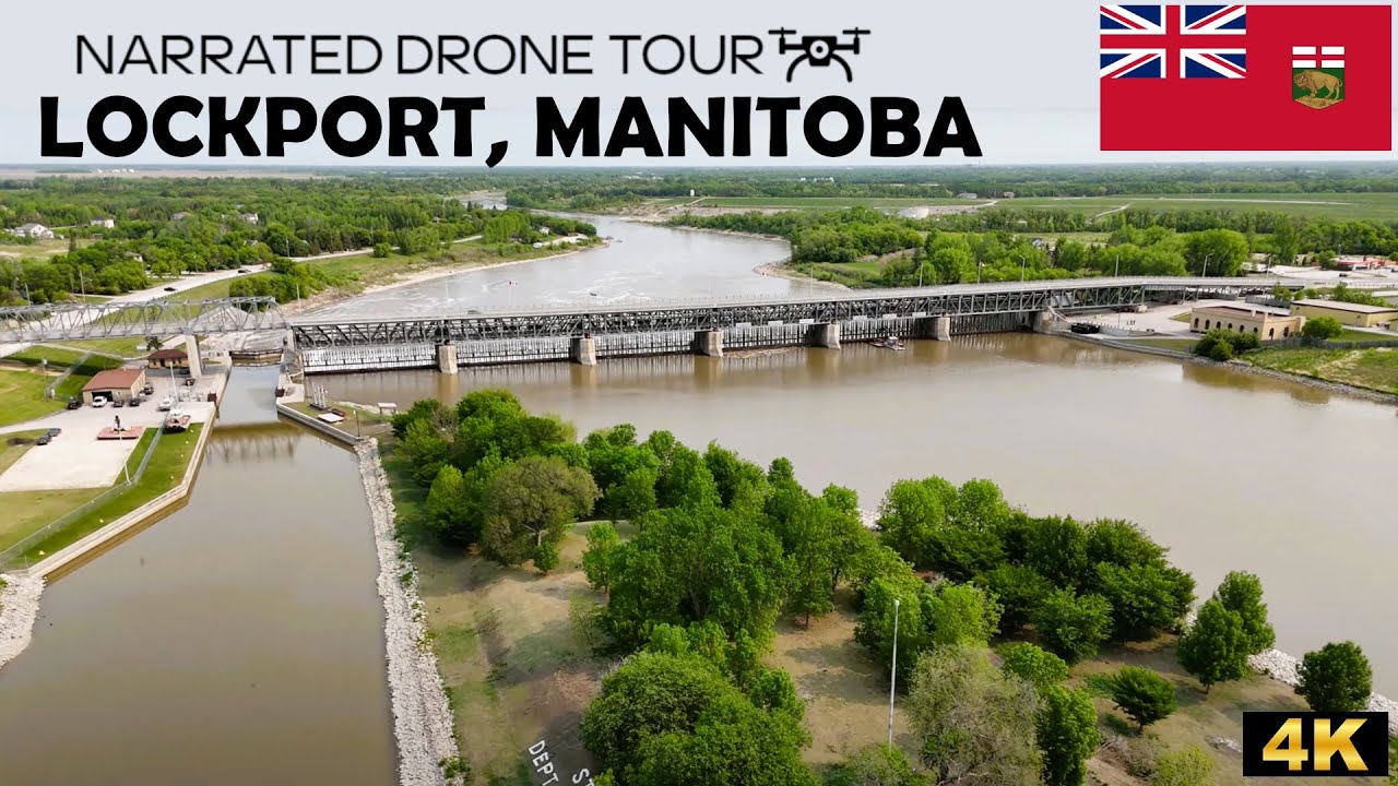 🌅 Lockport, Manitoba 🌿 4K Drone