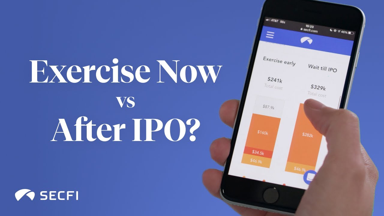 How much will it cost to exercise my options now vs after IPO?