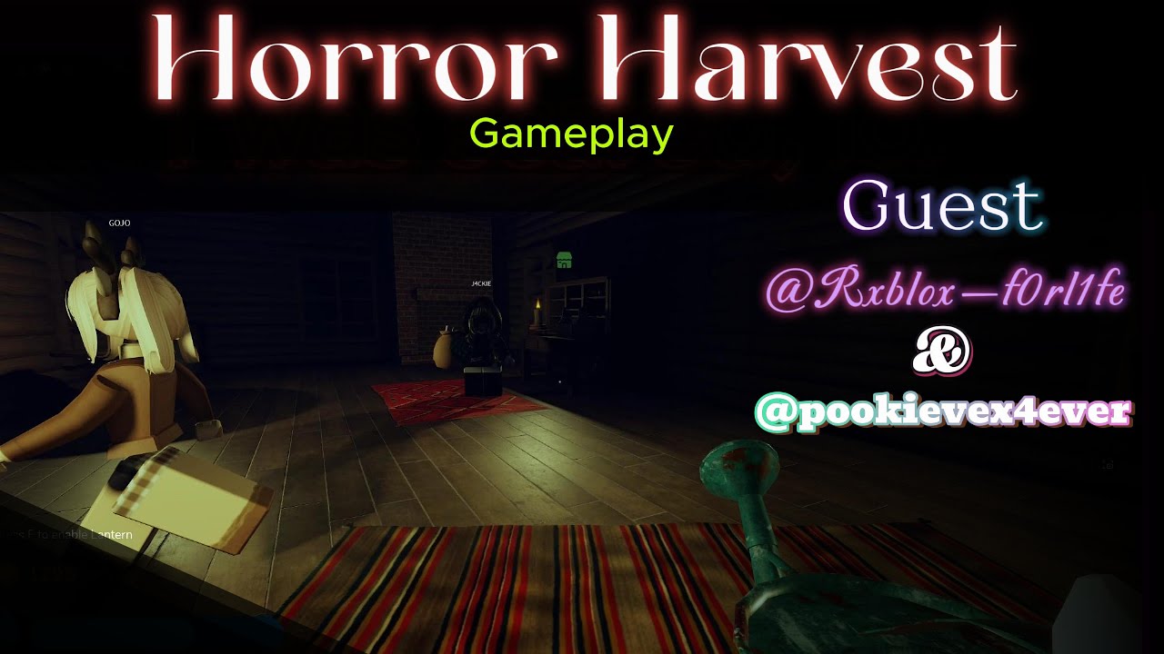 Let's Play Roblox, Horror Harvest #roblox #horrorharvest #gameplay