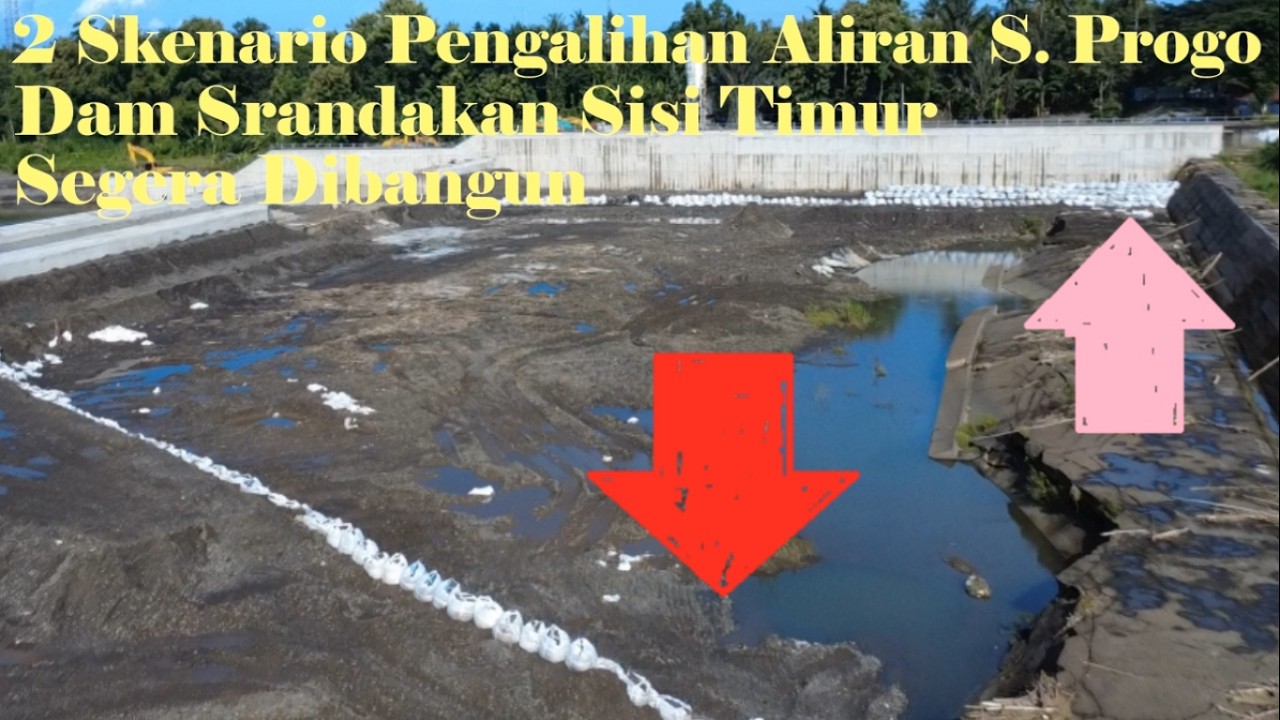 🔴 2 SKENARIO PENGALIHAN ALIRAN S. PROGO⁉️ DAM SRANDAKAN SISI TIMUR SEGERA DIBANGUN