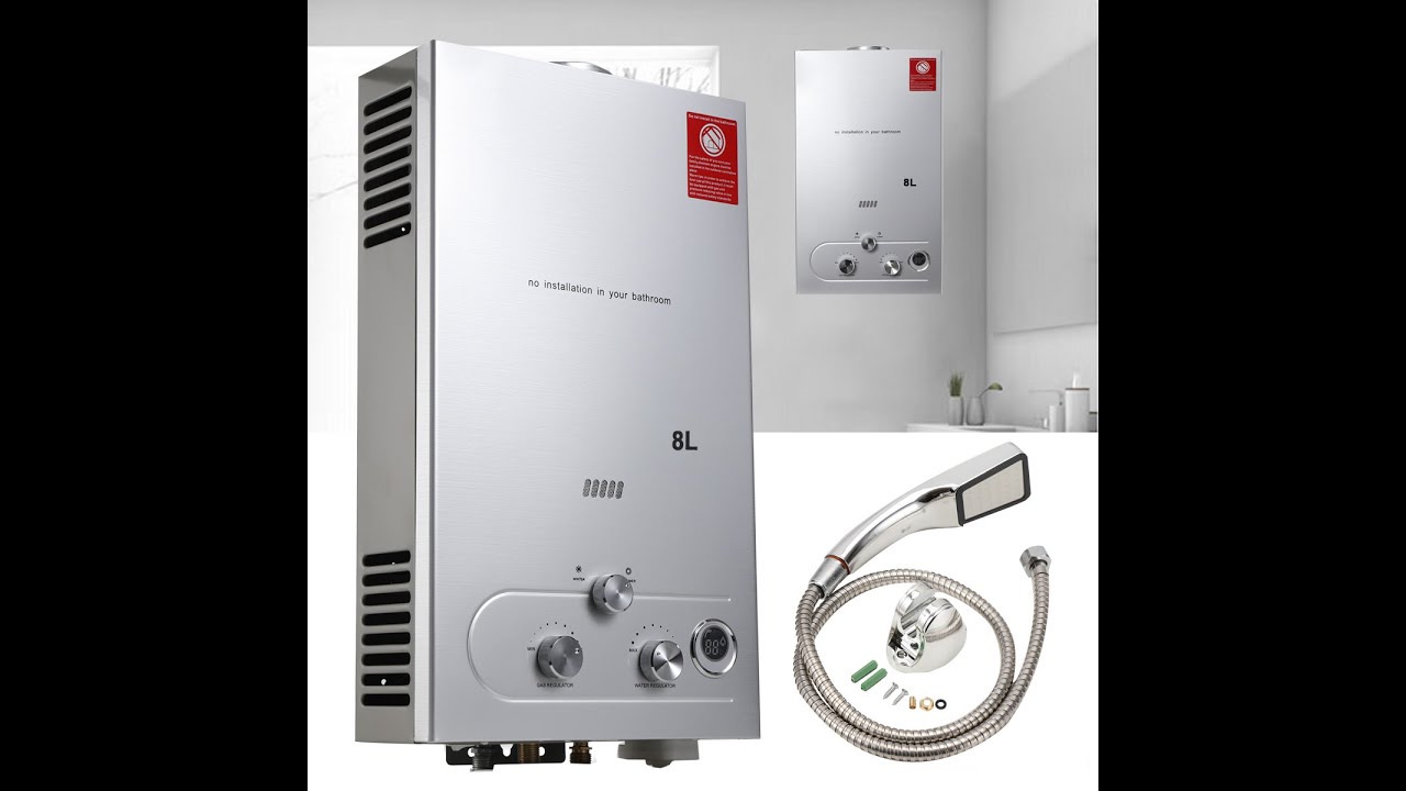 8L 2.11GPM Instantaneous LPG Gas Water Heater