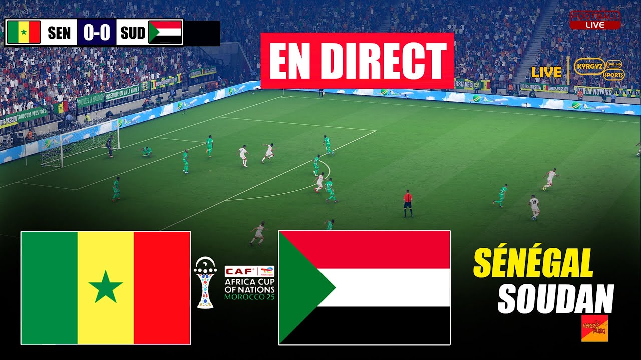 🔴EN DIRECT : SÉNÉGAL vs SOUDAN | Simulation eFootball PES 21 : Prédiction et gameplay