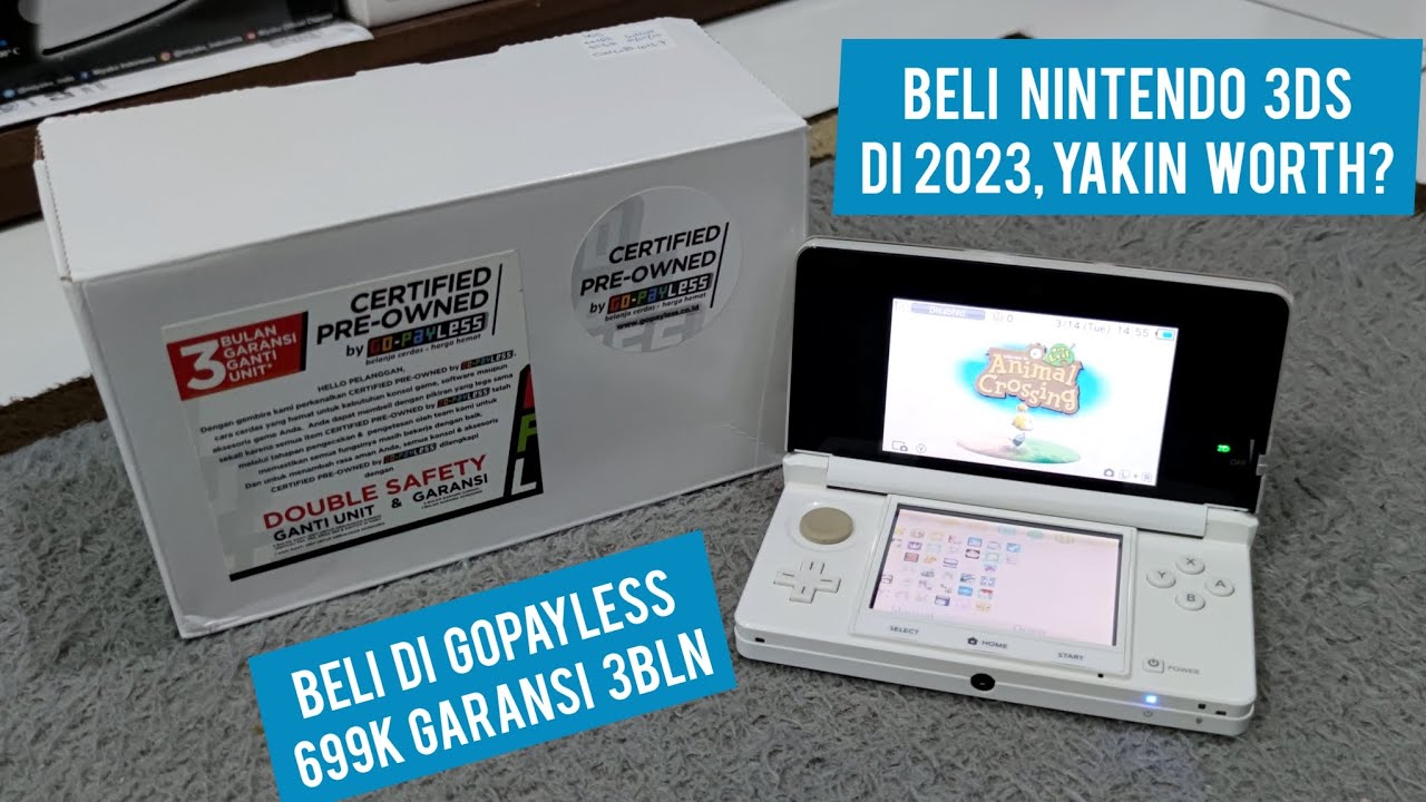Beli Nintendo 3DS di 2023 dari GoPayLess - Unbox & Review