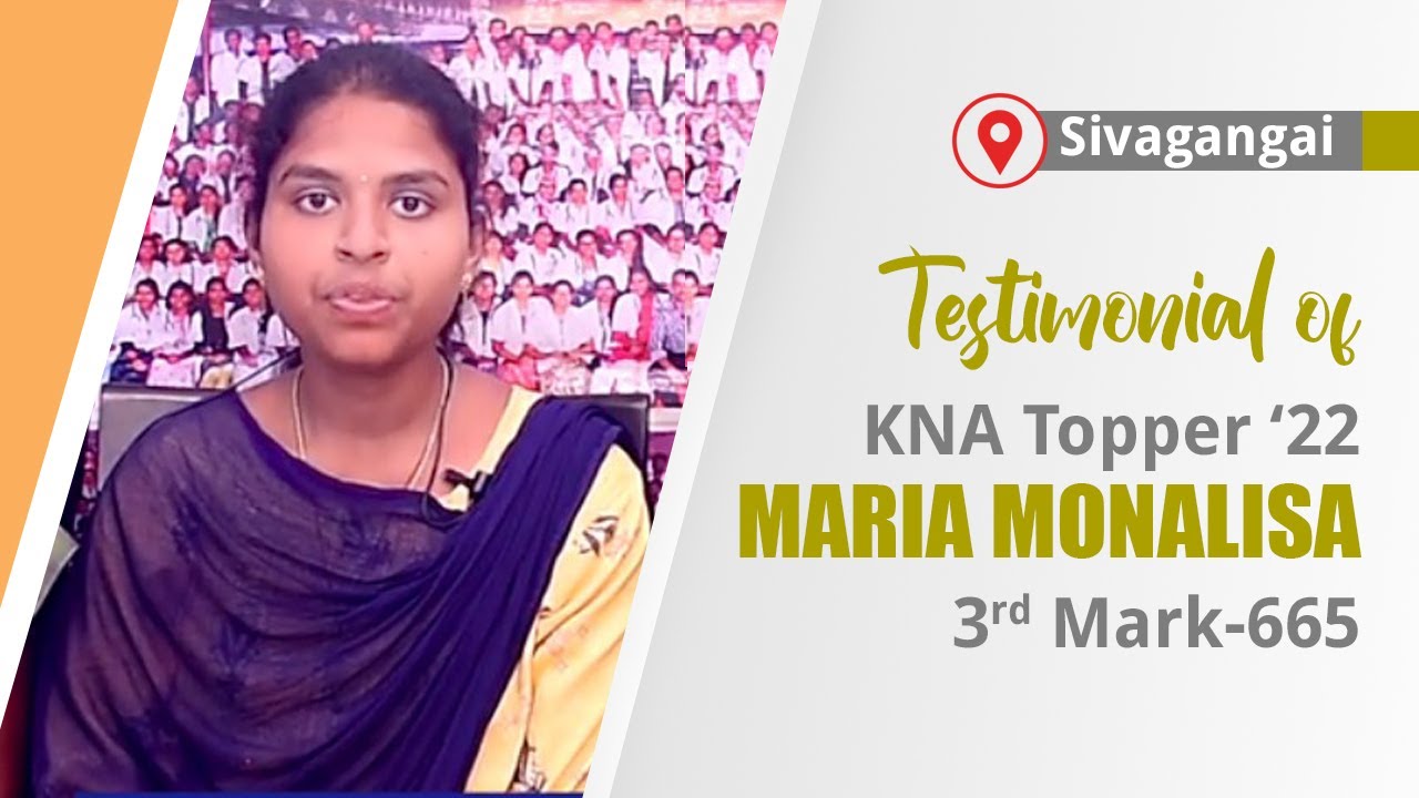 Kerala NEET Academy 2022 Topper from Sivaganga. KNA, the Best NEET preparation centre in Tamilnadu.