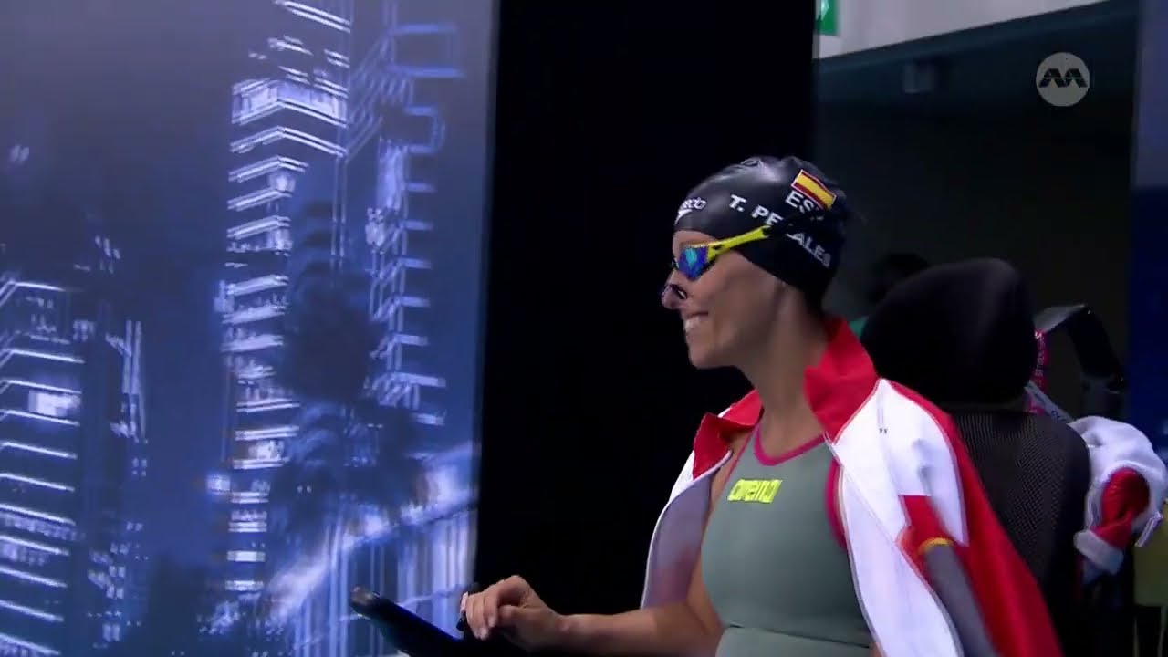 Spain's Teresa Perales wins 50m Breaststroke Final | Citi Para Swimming World Series Singapore 2024