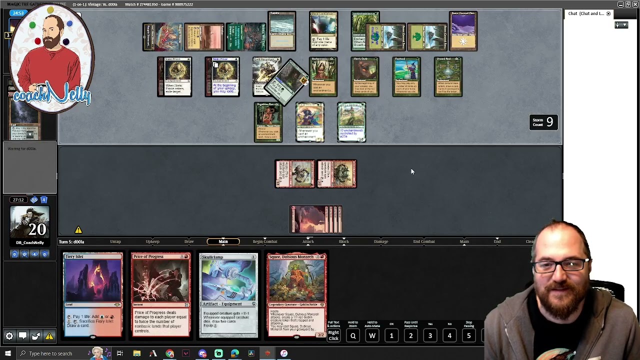 Canadian Highlander Goblins versus Enchantress