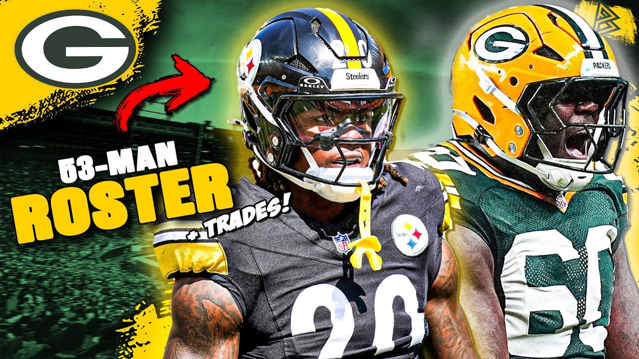 Реакция на ОФИЦИАЛЬНЫЙ состав Green Bay Packers из 53 человек + 3 совершенных обмена!!!