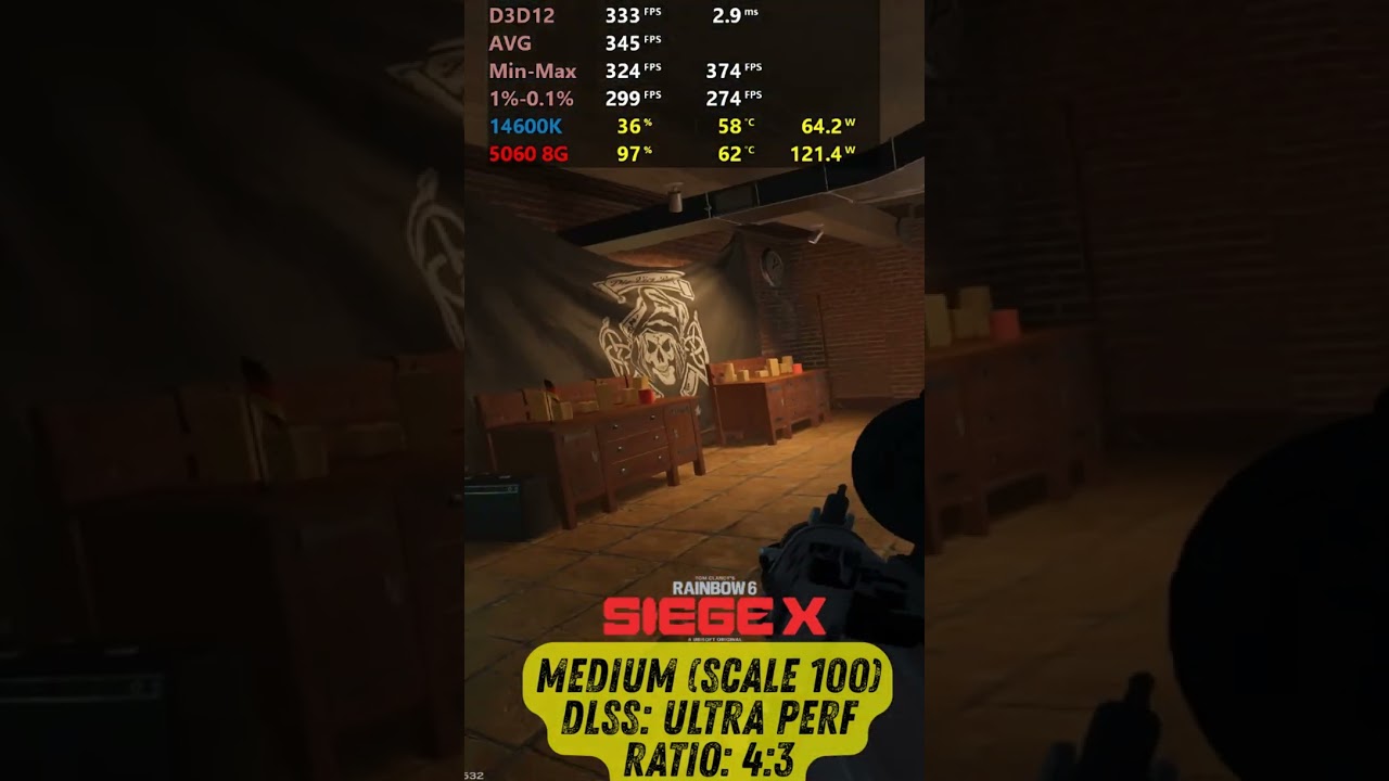 RTX 5060 |Rainbow Six Siege X - 300FPS| 1440p Ultra Performance DLSS | Gameplay Benchmark