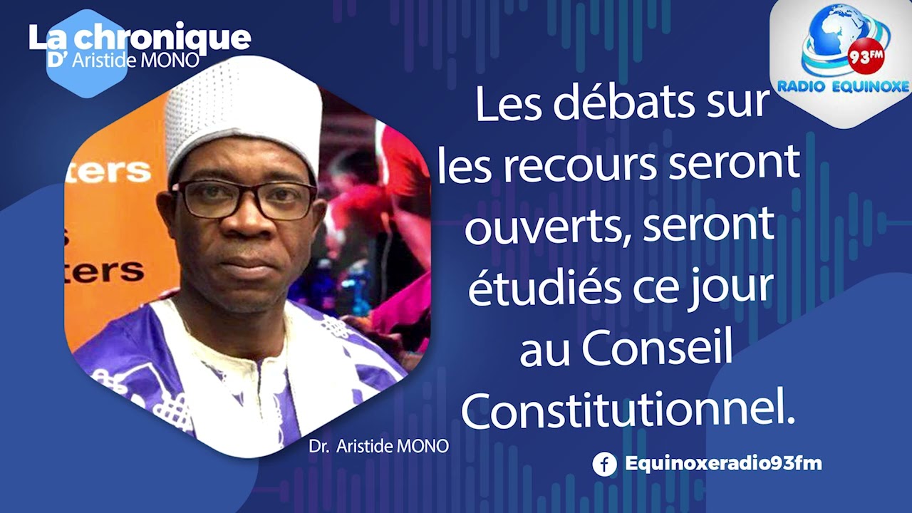 CHRONIQUE ARISTIDE MONO DU LUNDI 04 AOÛT 2025 - ÉQUINOXE TV