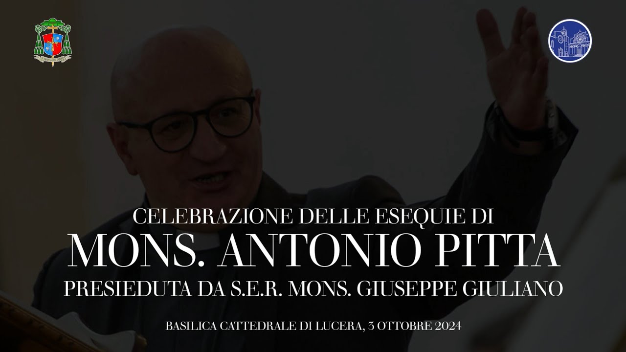 Celebrazione delle esequie di mons. Antonio Pitta - Lucera, 3.10.2024