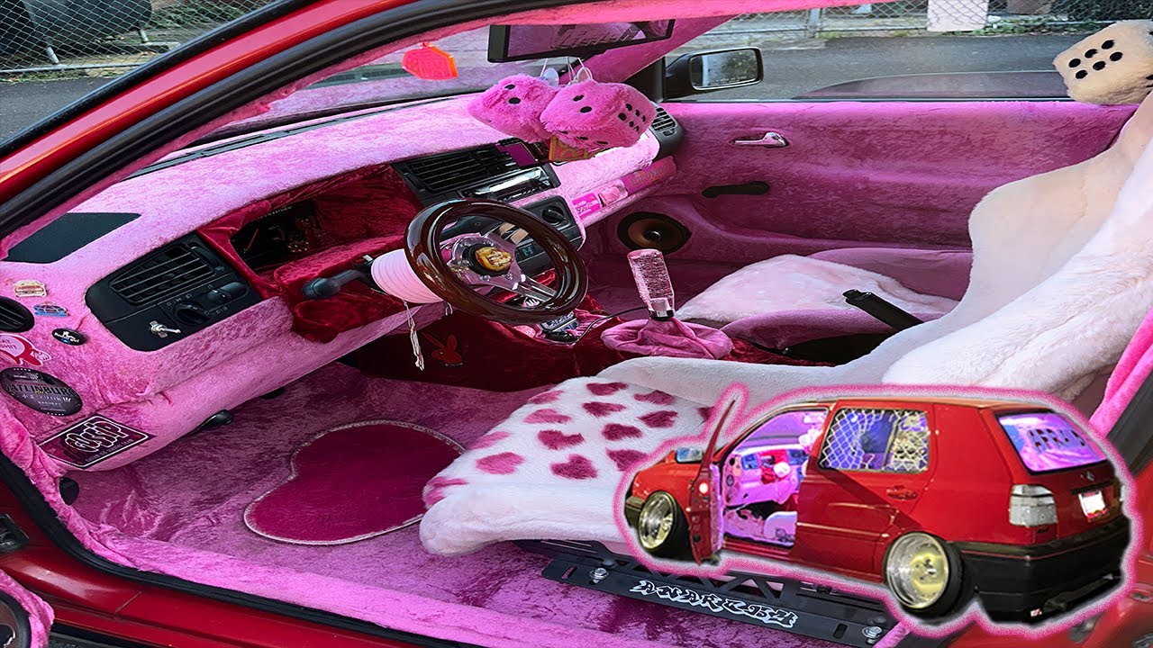 REFRESHING MY MK3 GOLF PINK INTERIOR