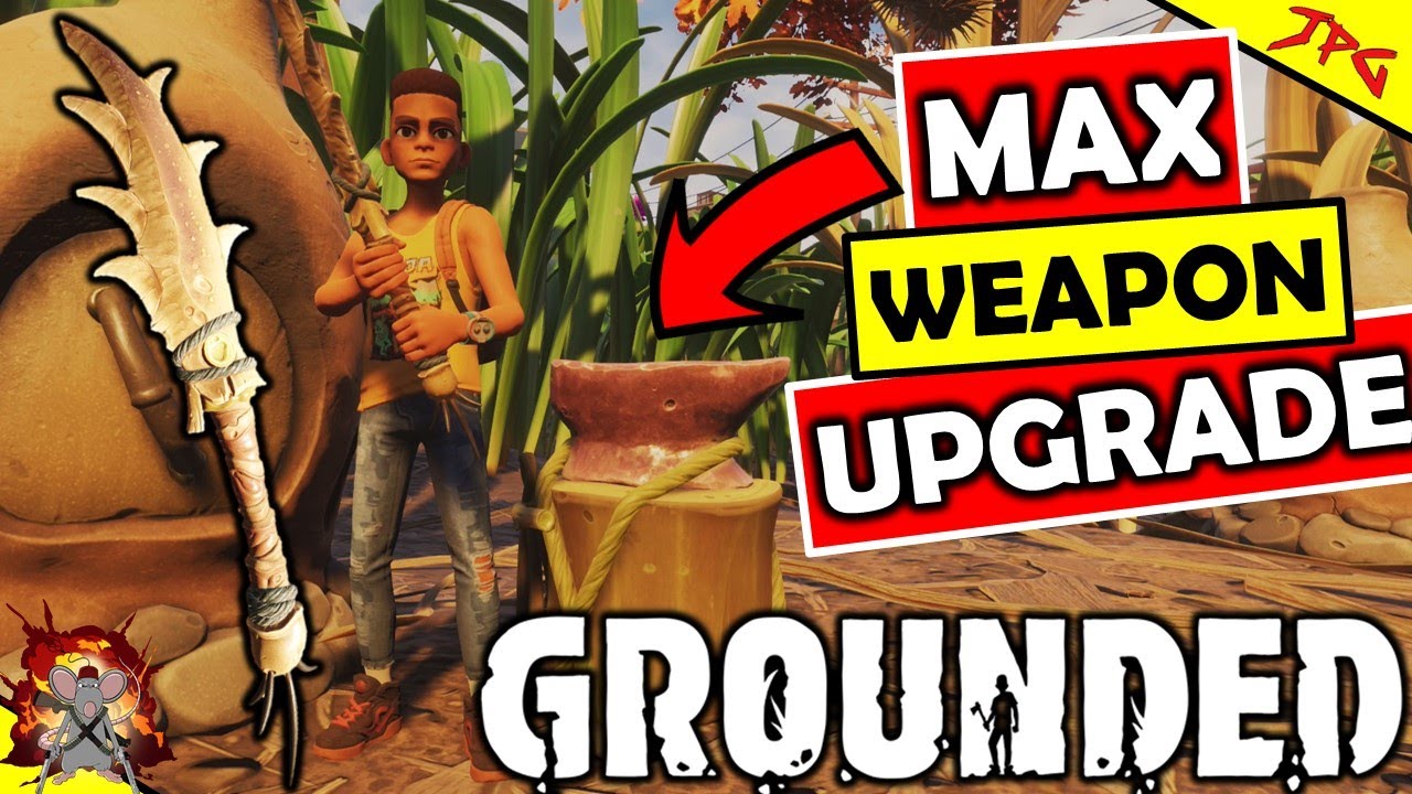 ГАЙД ПО GROUNDED: Максимальное улучшение оружия и инструментов / Элементальный урон! Обновление PTS