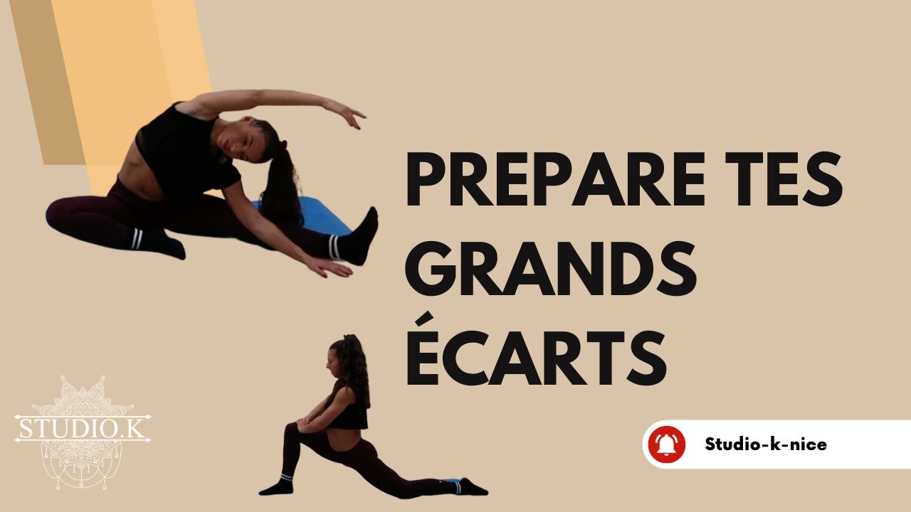 Echauffement et exercices pour apprendre le grand écart (débutant)