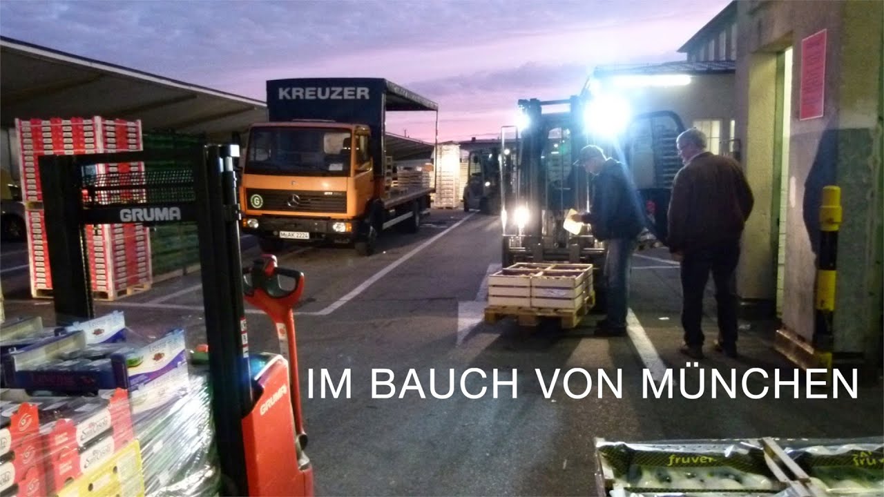 Geschäfte im Morgengrauen – die Münchner Großmarkthalle
