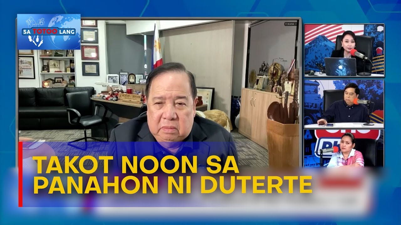 Gordon: “Lahat tayo nakayuko noong panahon ni Duterte” | Sa Totoo Lang