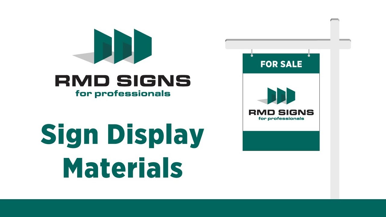 RMD Signs - Real Estate Sign Materials