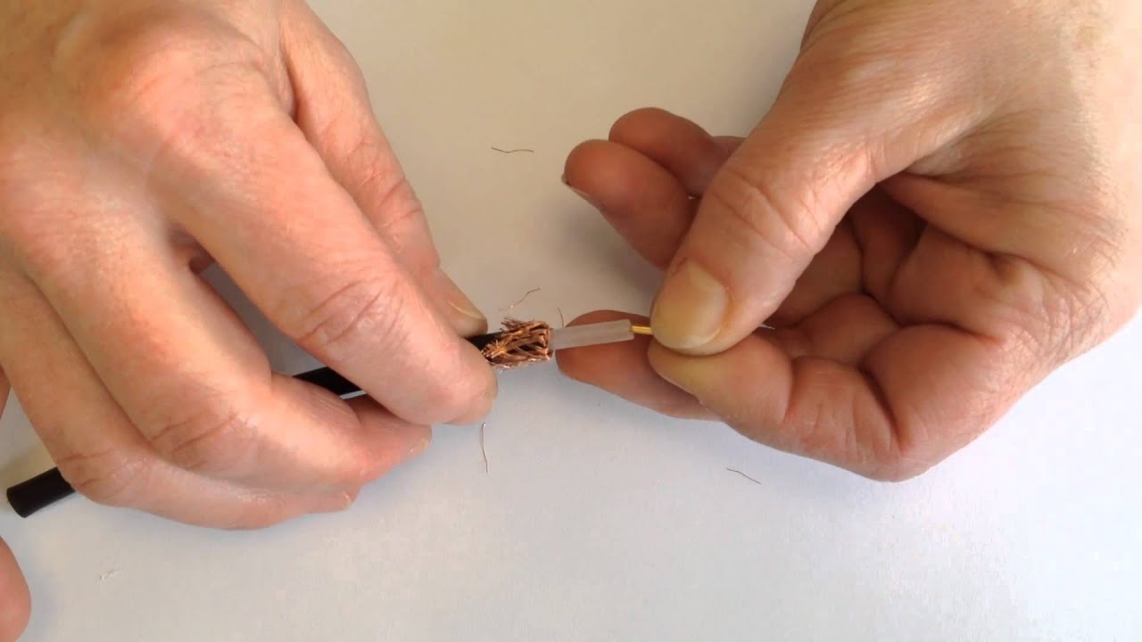 Montageanleitung-23: SMB Reverse-Stecker, gerade, Crimpausführung