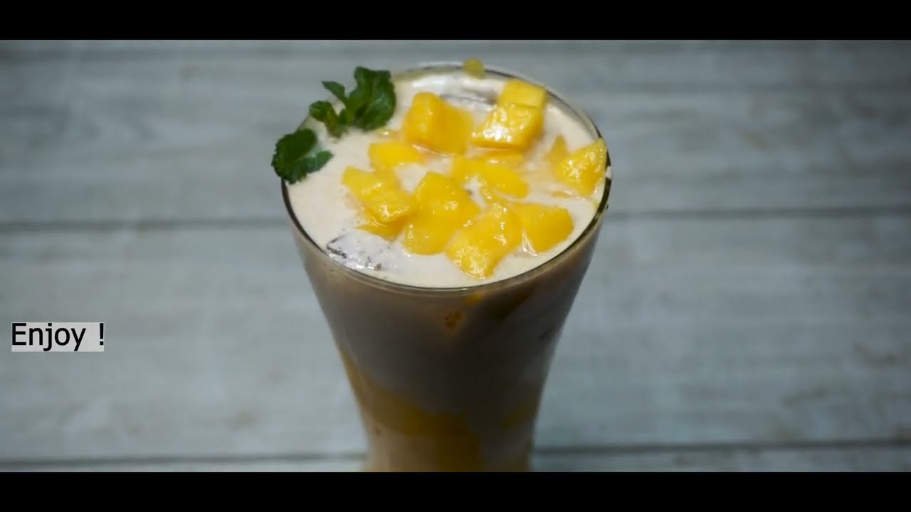 No Milk No Sugar Mango Milkshake | Vegan Mango Milkshake | Healthy Mango Smoothie | Weight Loss