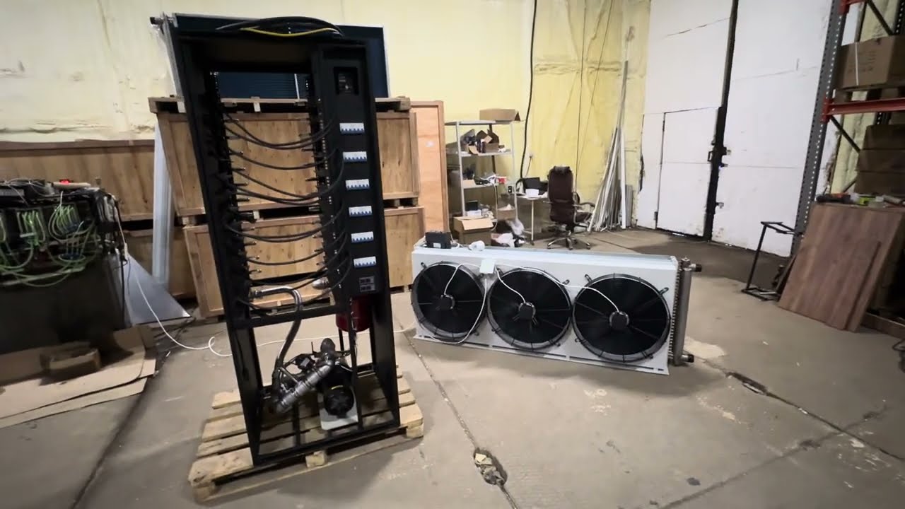 Гидростойка на 12 whatsminer m63/73 